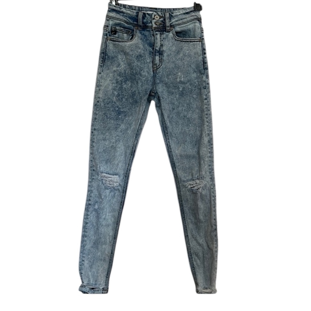 KanCan Women's Estilo Distressed Skinny Denim Jeans Size 0/23